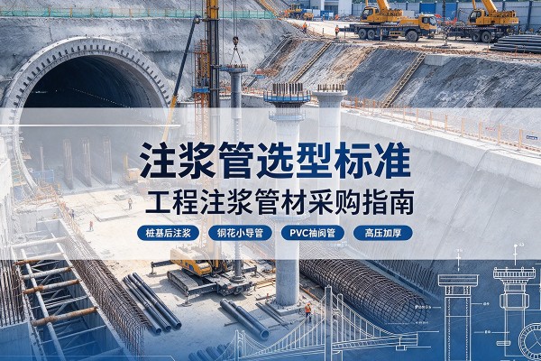 顺德注浆管选型标准