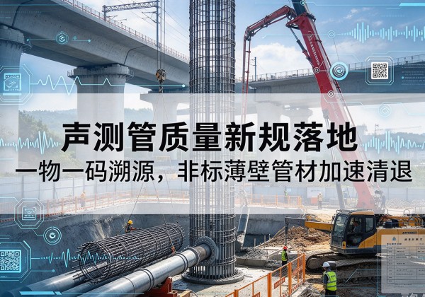 顺德声测管质量新规落地，一物一码溯源，非标薄壁管材加速清退
